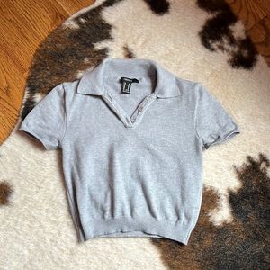 4 for $20!! Crop Polo Shirt